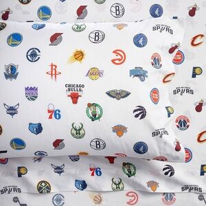 Pottery Barn Teen NBA All Teams Sheet Set - Queen